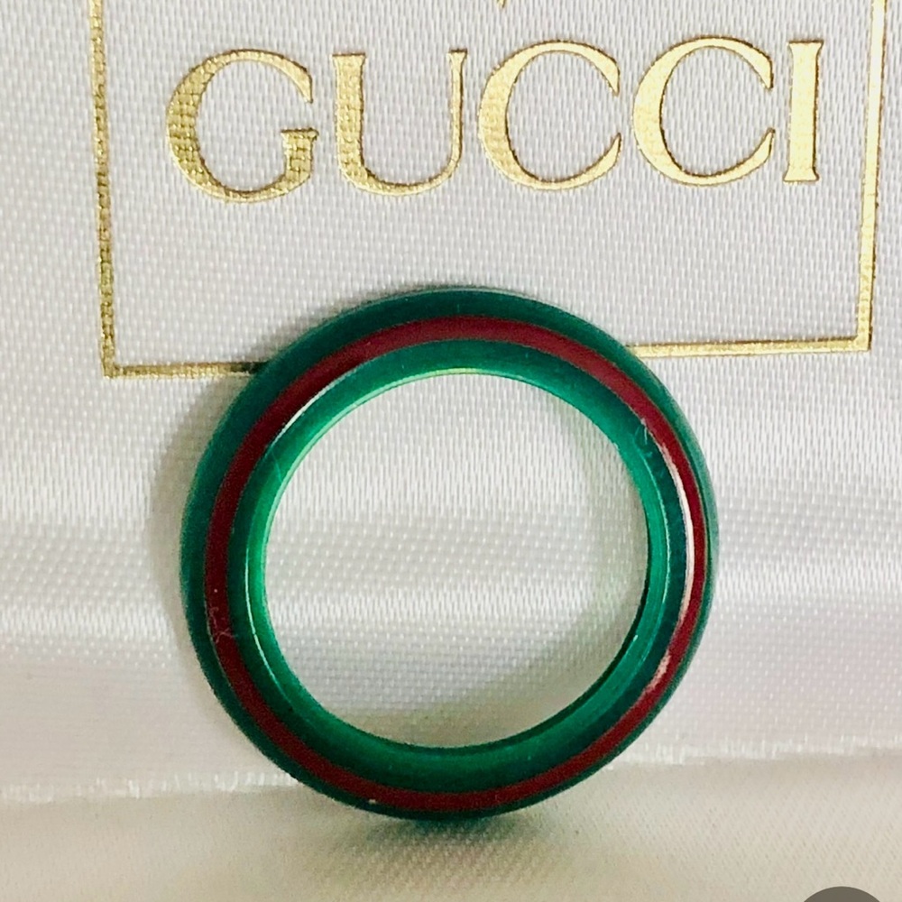 Gucci SIGNATURE RED / GREEN bezel for the vintage interchangeable bezel watch